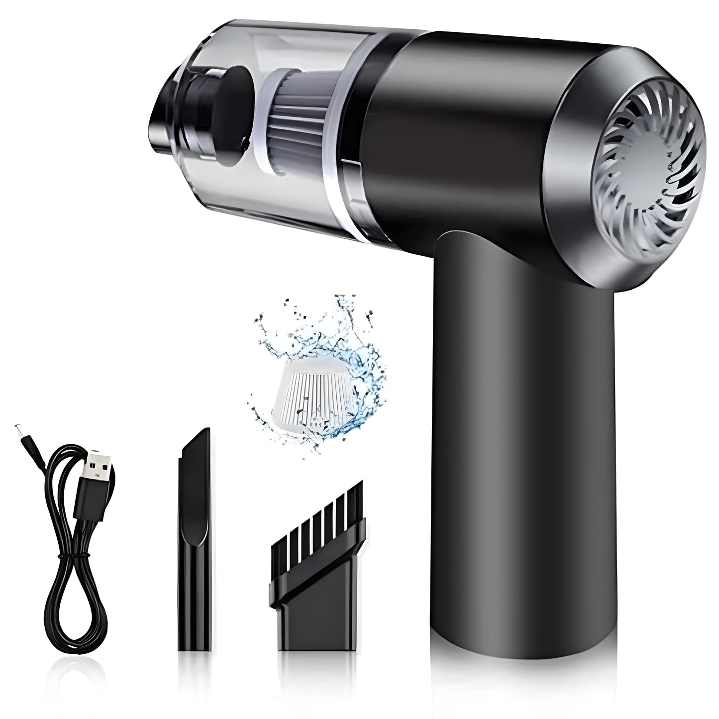 Portable Wireless Air Duster & Mini Vacuum Cleaner