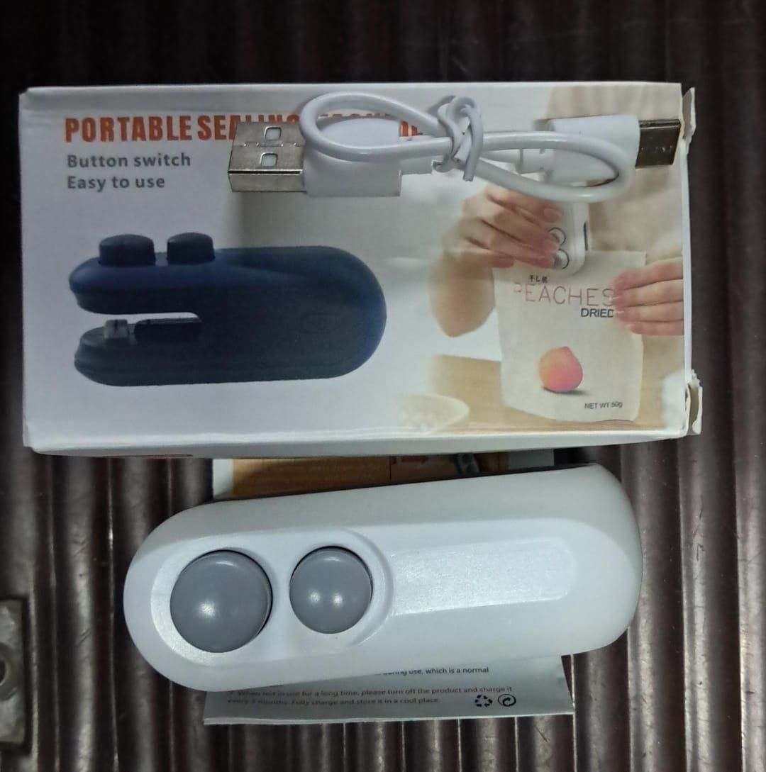 Portable Sealing Machine 2 in 1 USB Rechargeable