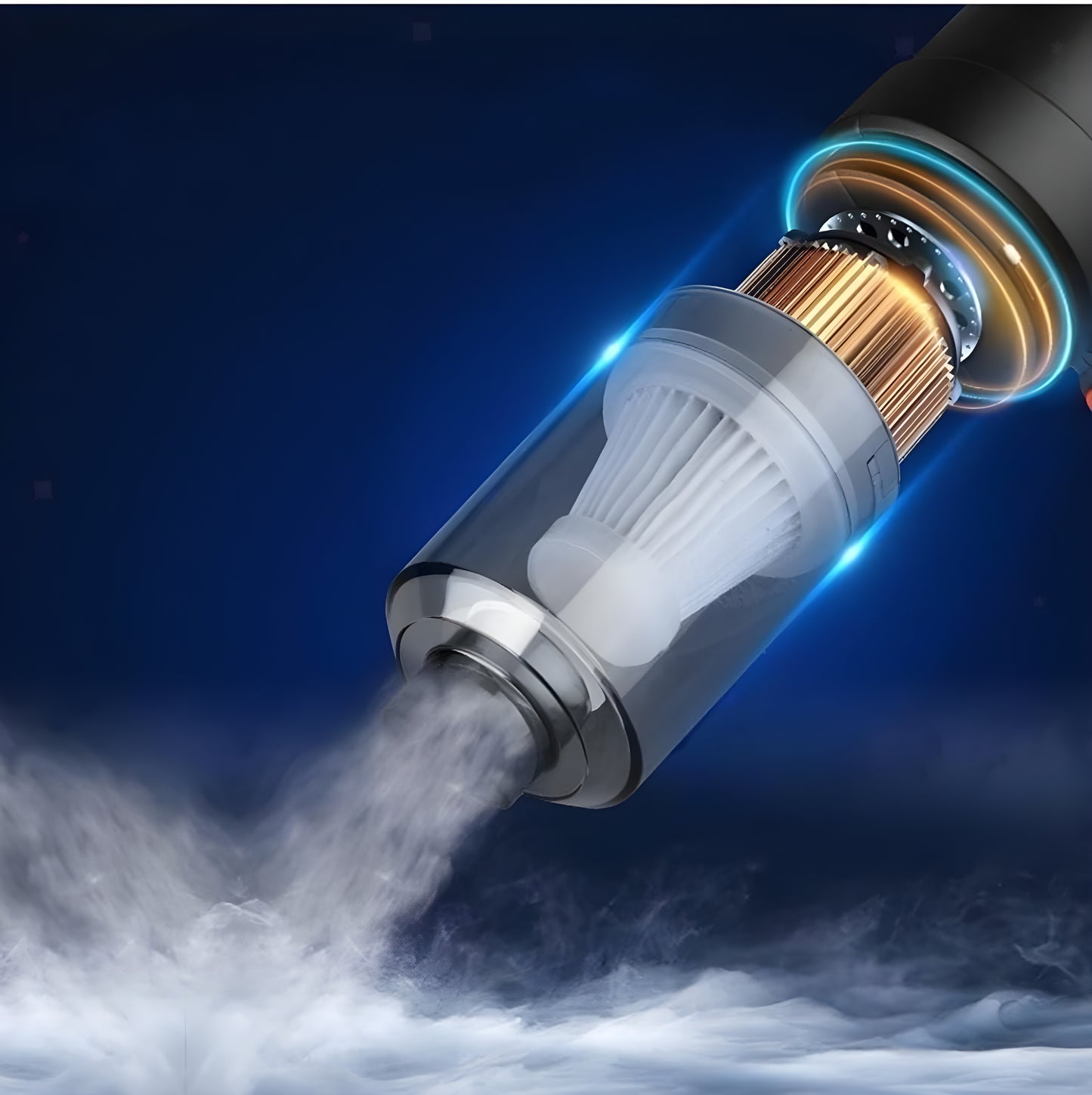Portable Wireless Air Duster & Mini Vacuum Cleaner