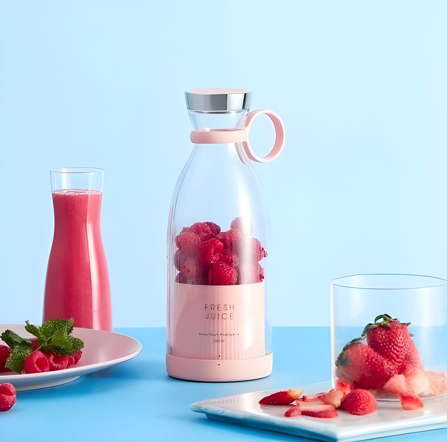 Mini Travel Juice Blender Bottle