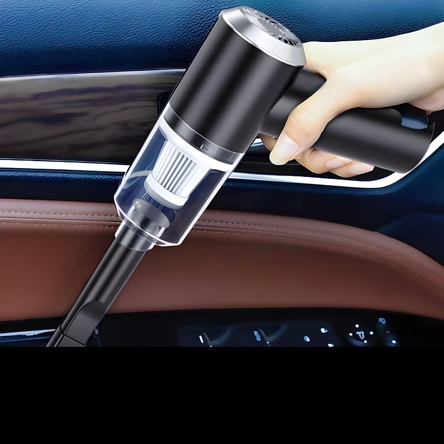 Portable Wireless Air Duster & Mini Vacuum Cleaner